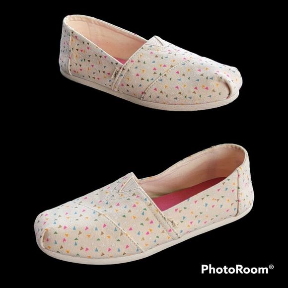 Toms Shoes - Tom's Confetti Classic Canvas Slip-On Shoes